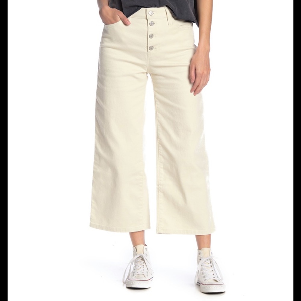 Mile high cropped wide leg pant